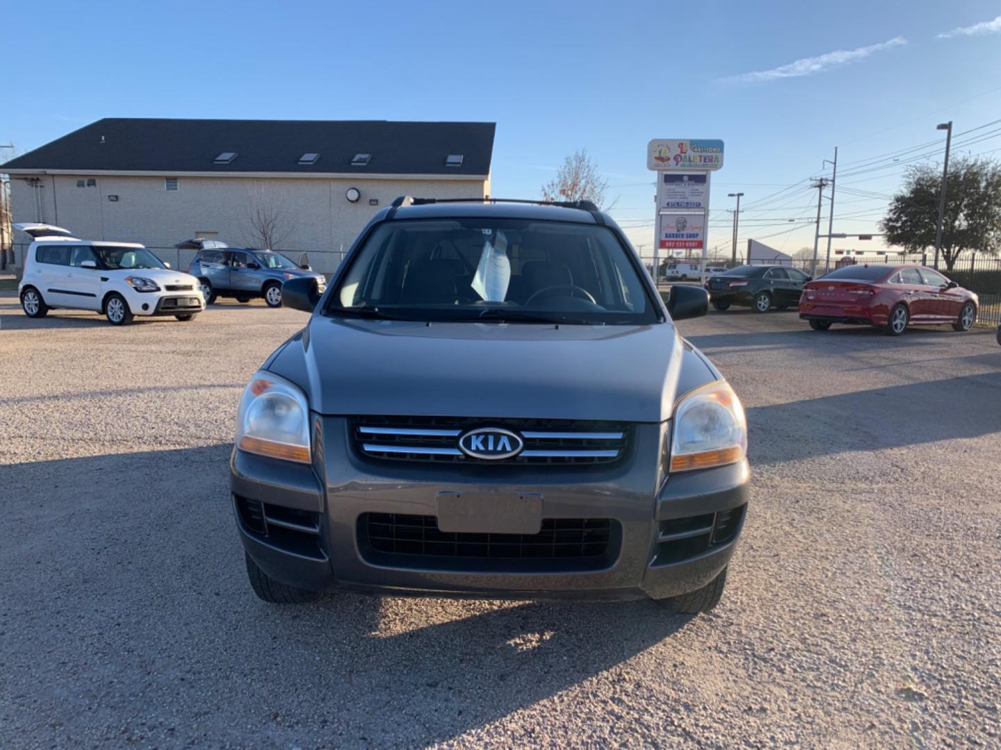 2008 Kia Sportage LX I4 2WD (KNDJF724X87) with an 2.0L L4 DOHC 16V engine, AUTOMATIC transmission, located at 1830 North Belt Line Road, Irving, TX, 75061, (469) 524-0199, 32.834373, -96.993584 - Photo#1